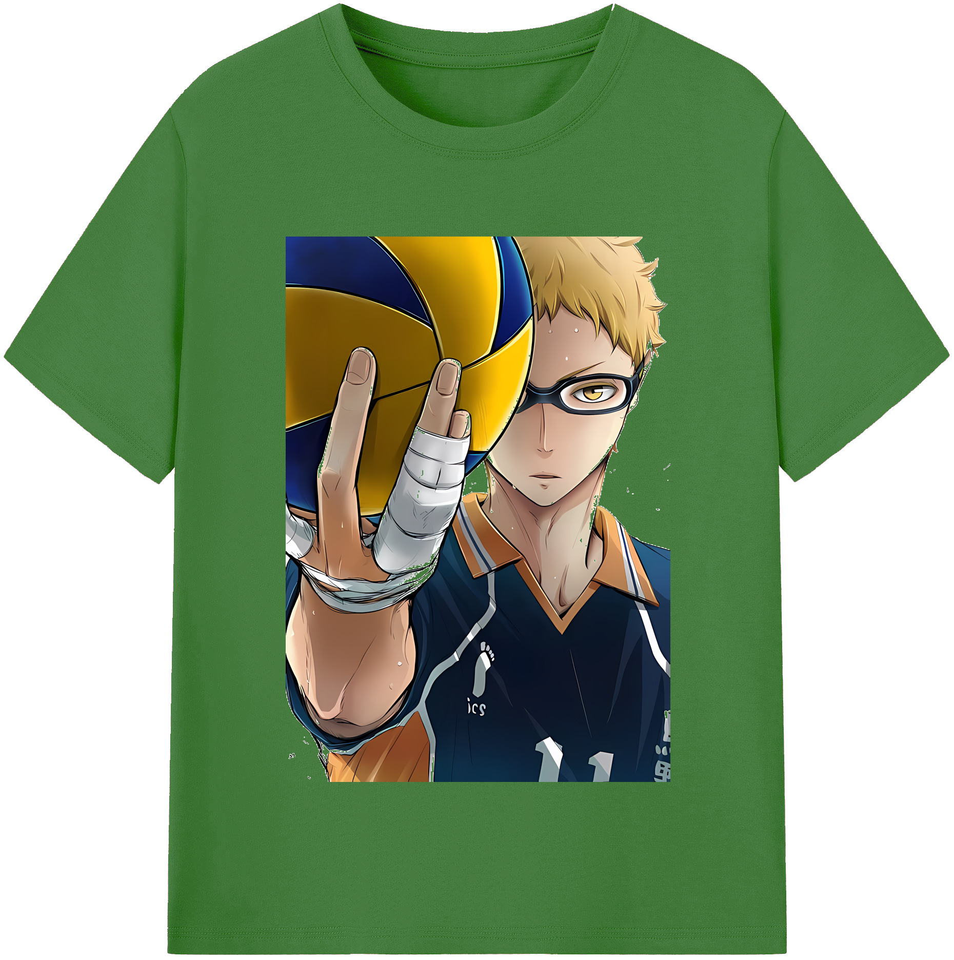 （画像用） ハイキュー!! Haikyu!! レディースカジュアルプリントTシャツ（綿100％）